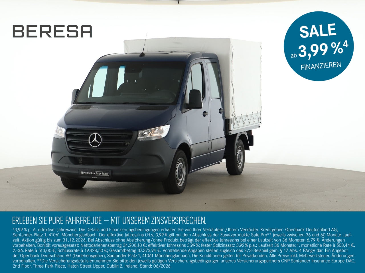 Sprinter 215 CDI Pritsche DOKA MBUX *6 Sitze*