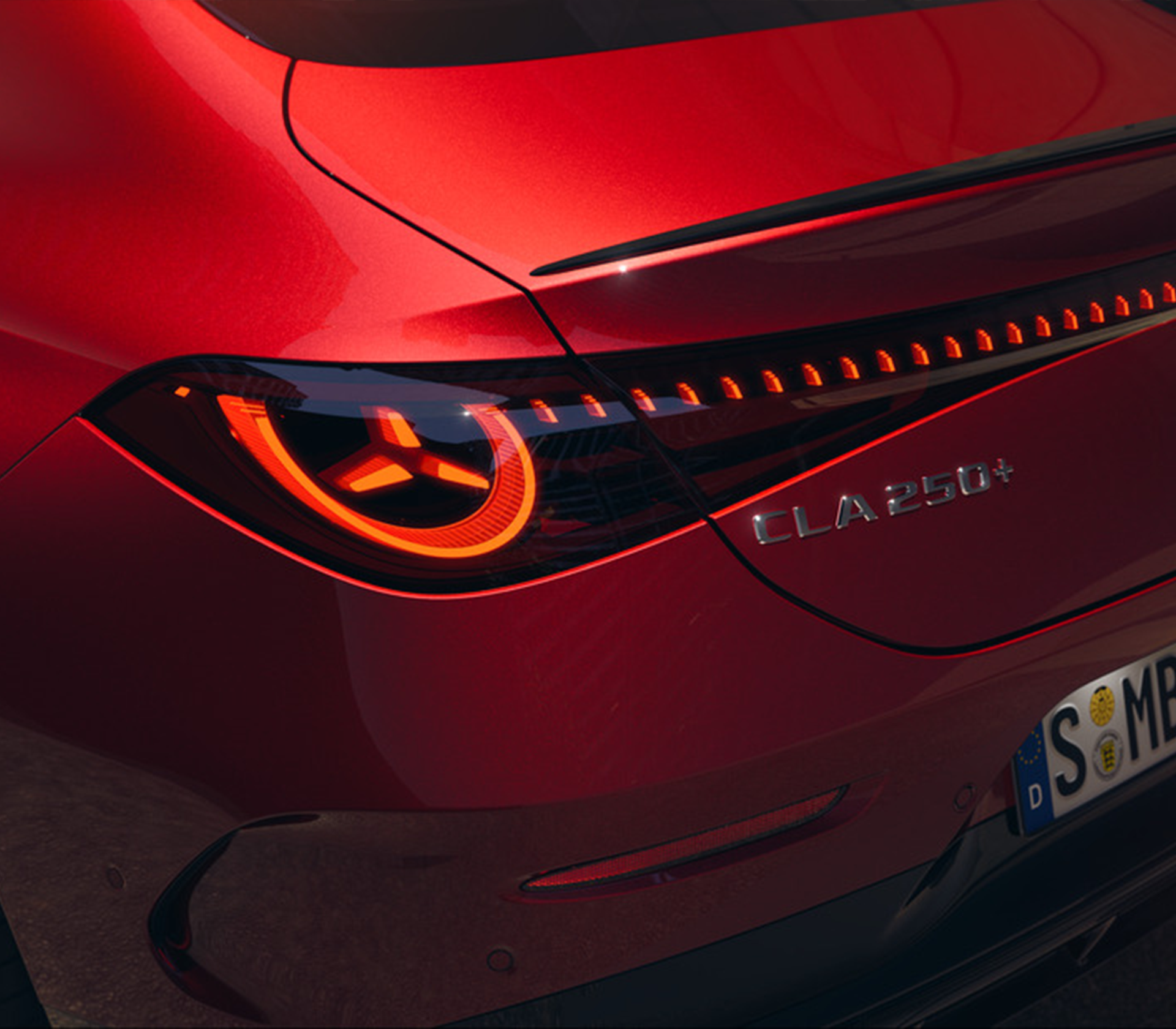 CLA elektrisch Rücklicht