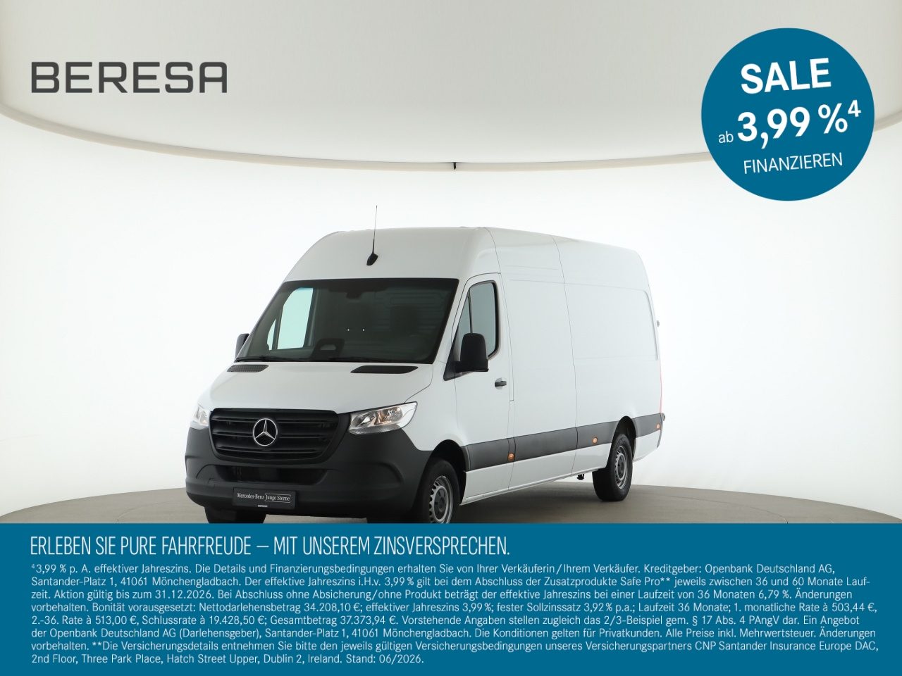 Sprinter 317 CDI Kasten Lang Hoch Pro Kamera