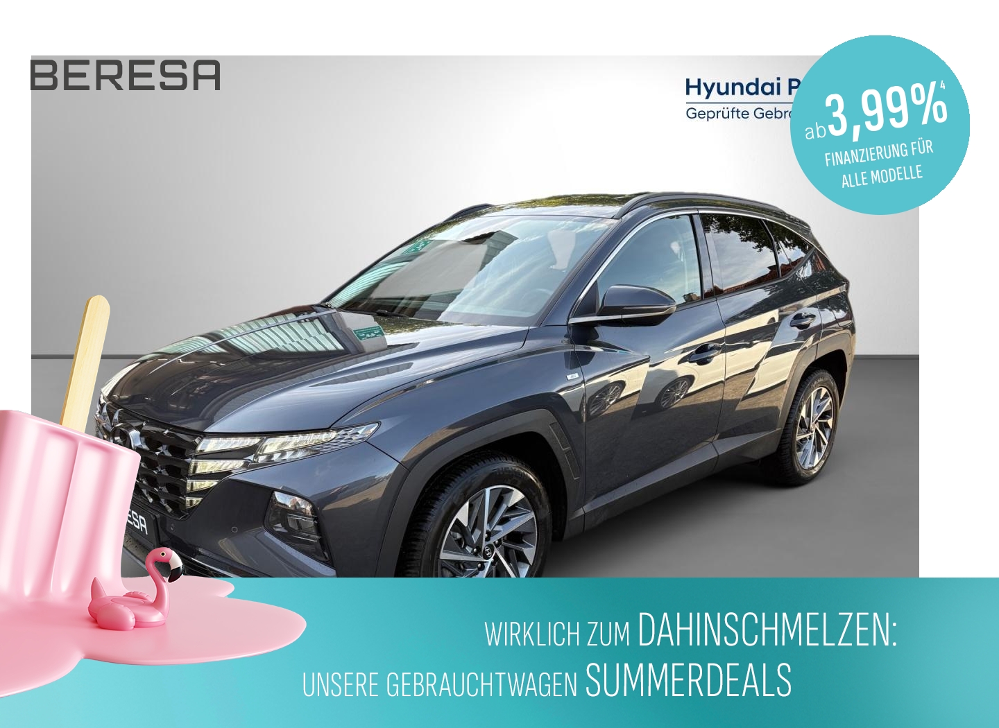 TUCSON 1.6 T-GDi TREND Metallic el. Heckklappe