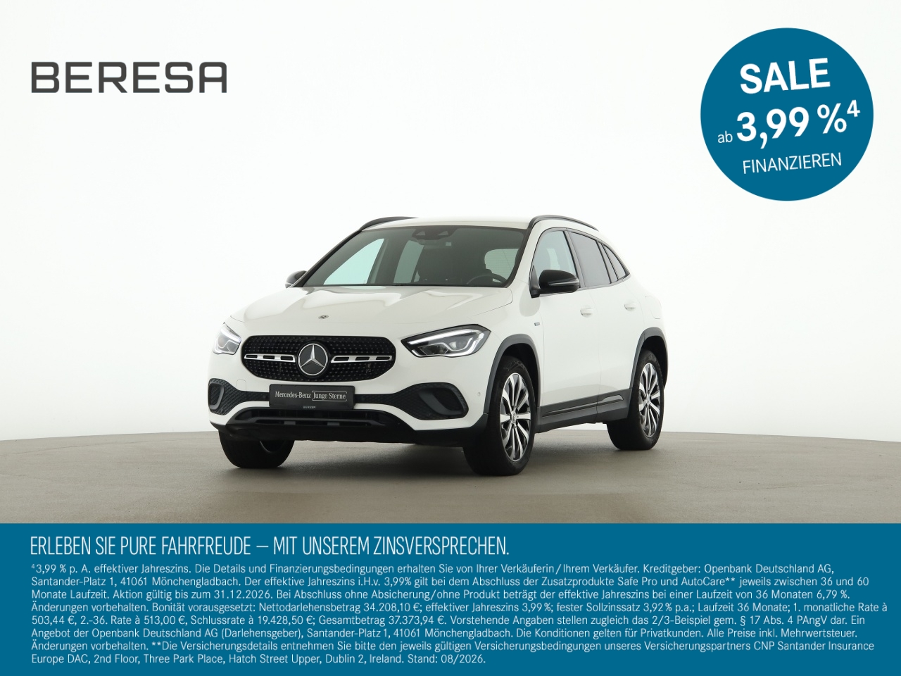 GLA 250 e Night Progressive AHK Ambiente CarPlay