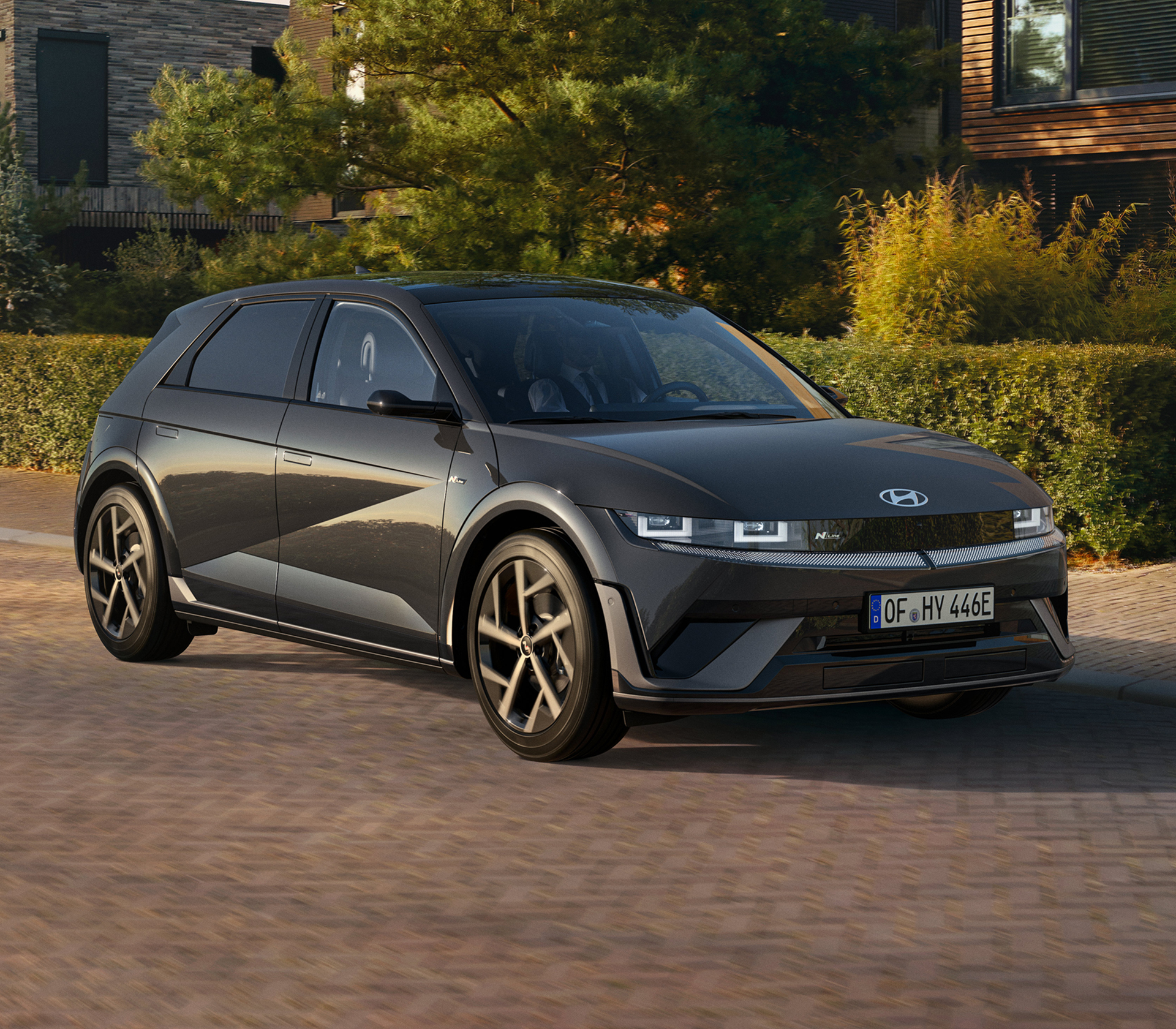 HYundai IONIQ 5 MY25 Frontansicht Farbzeugfarbe Dunkeblau