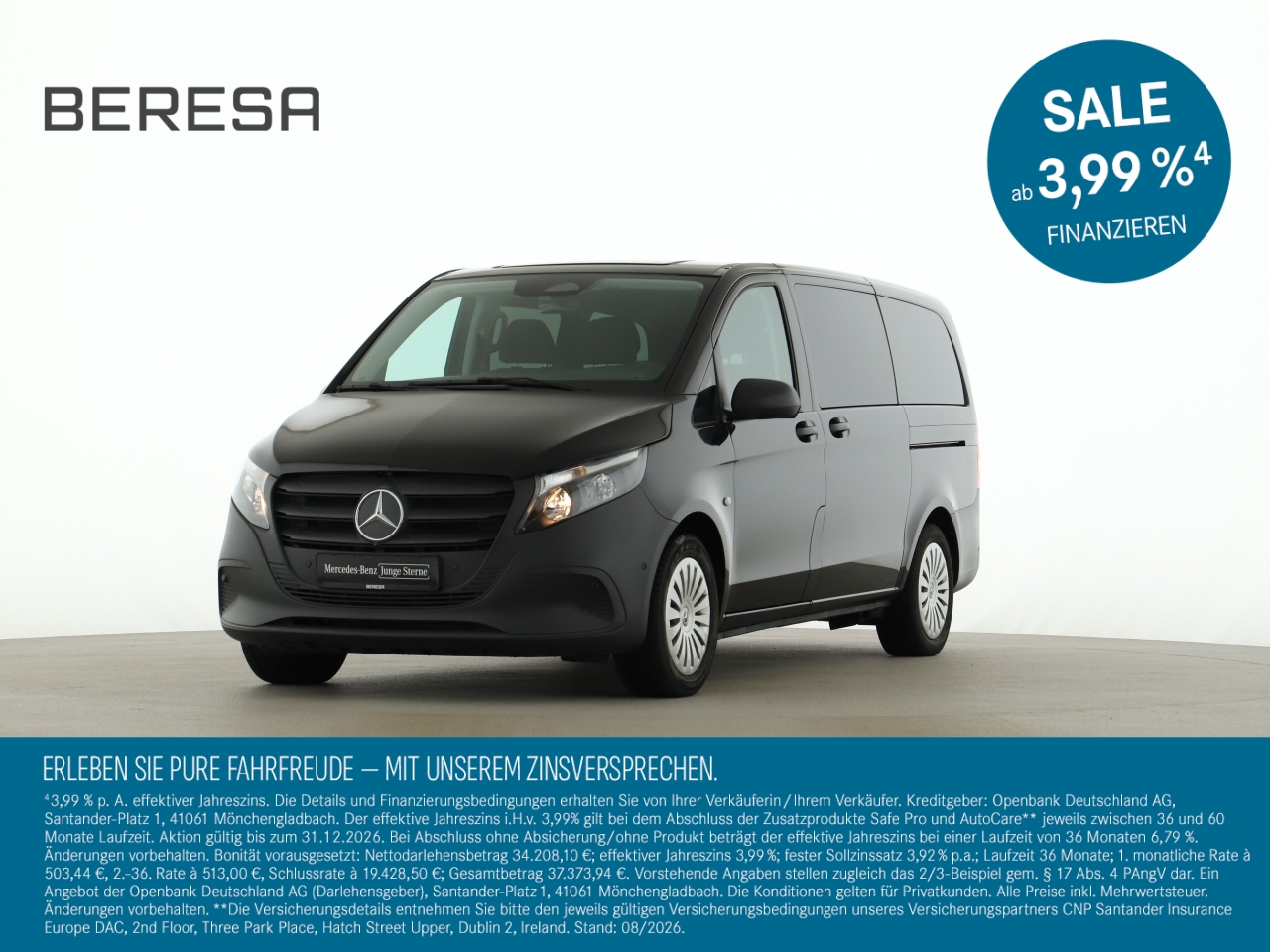 Vito 116 CDI Tourer Lang Pro 9 Sitze Kamera