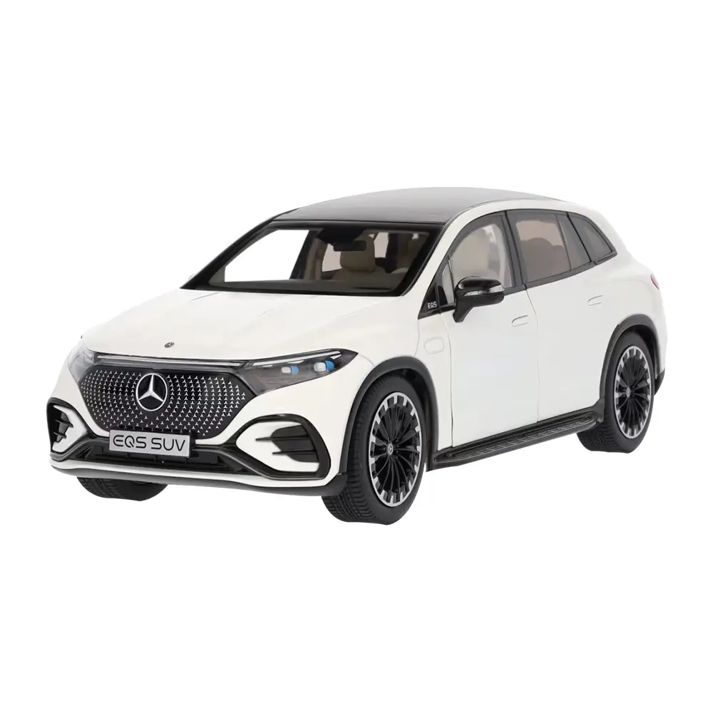 Mercedes-Benz EQS SUV AMG Line X296 G manufaktur diamantweiß bright NZG 1:18
