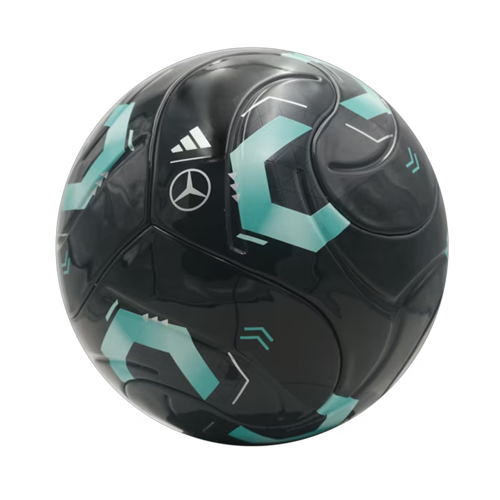 Mercedes-Benz adidas Fußball schwarz aqua grau Größe 5 23cm TPU