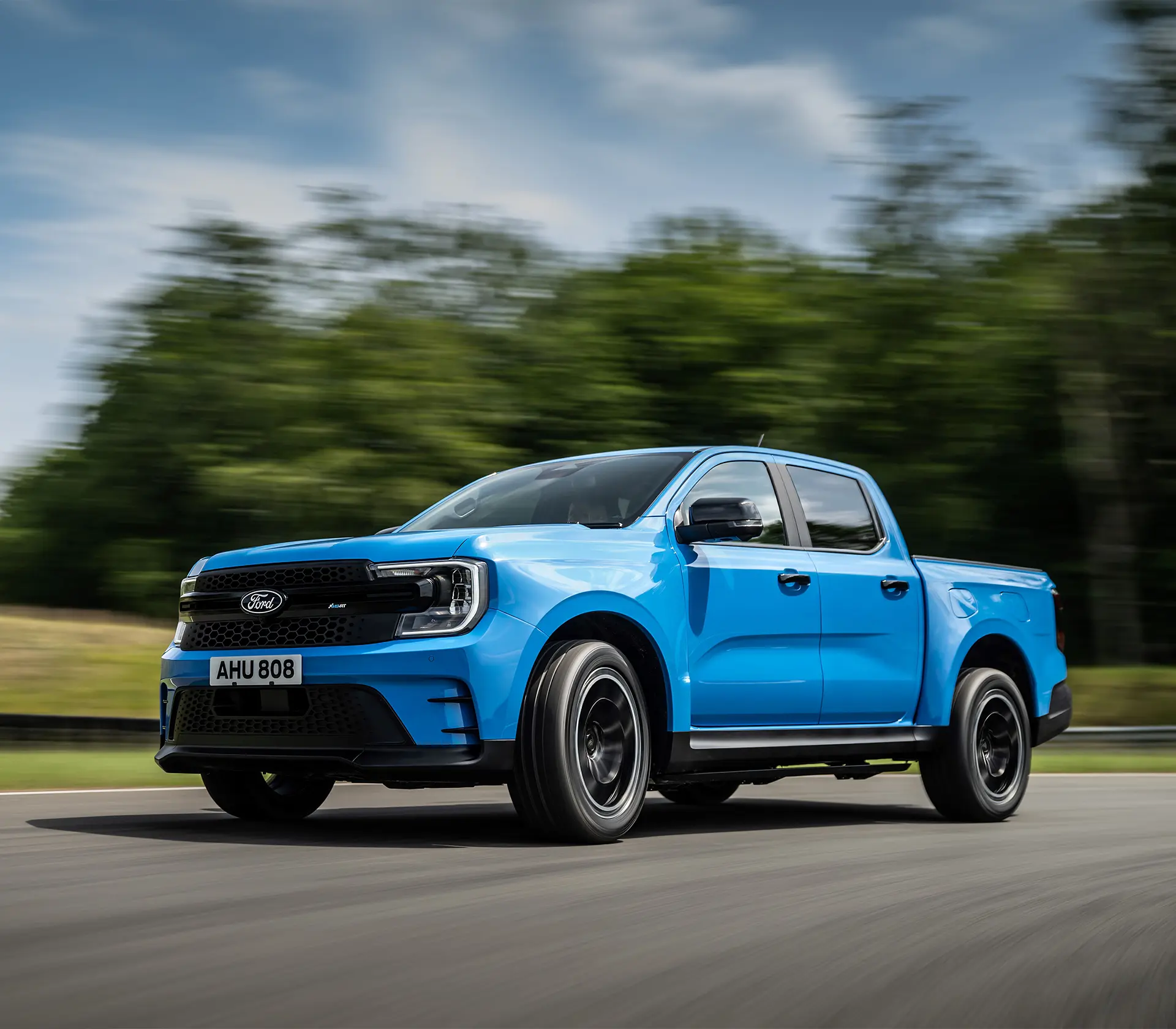 Ford Ranger MS-RT während der Fahrt