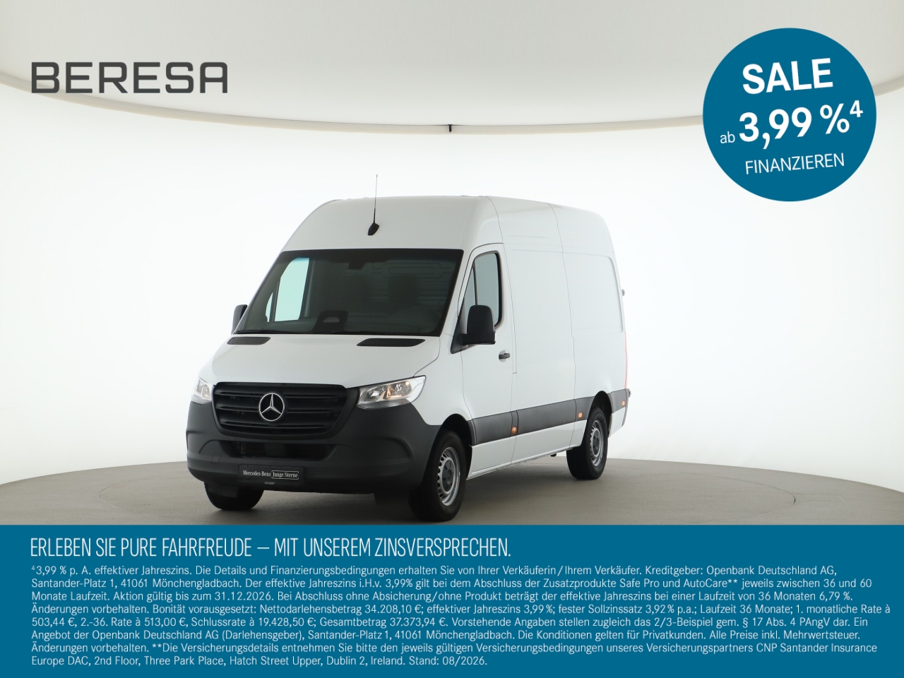Sprinter 317 CDI Kasten Hoch Standard Pro Kamera