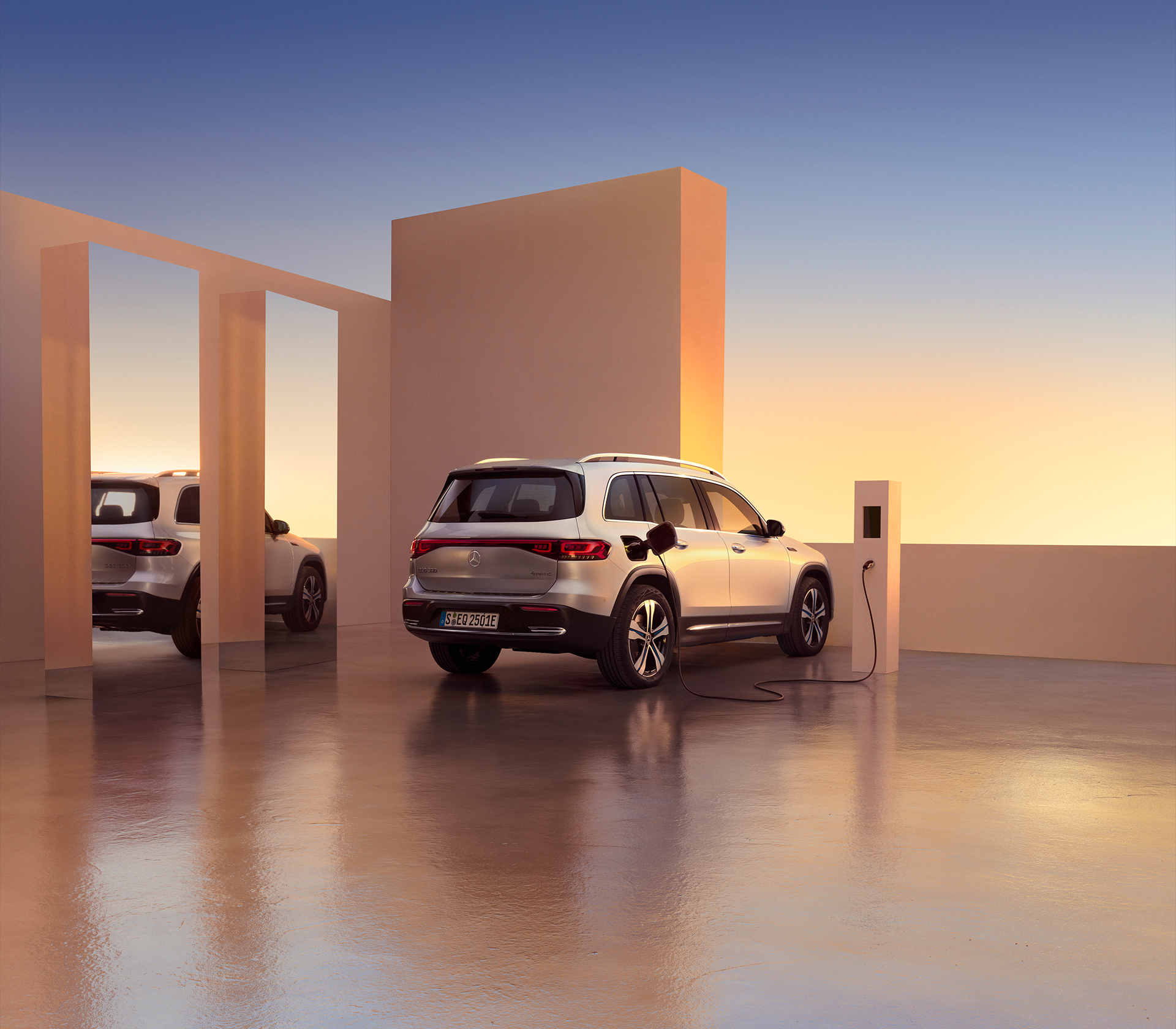 Mercedes-Benz EQB Heckansicht