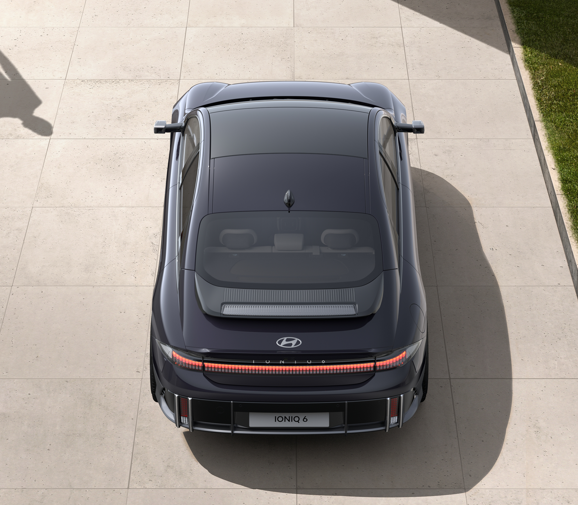 Hyundai IONIC 6 Ansicht von oben