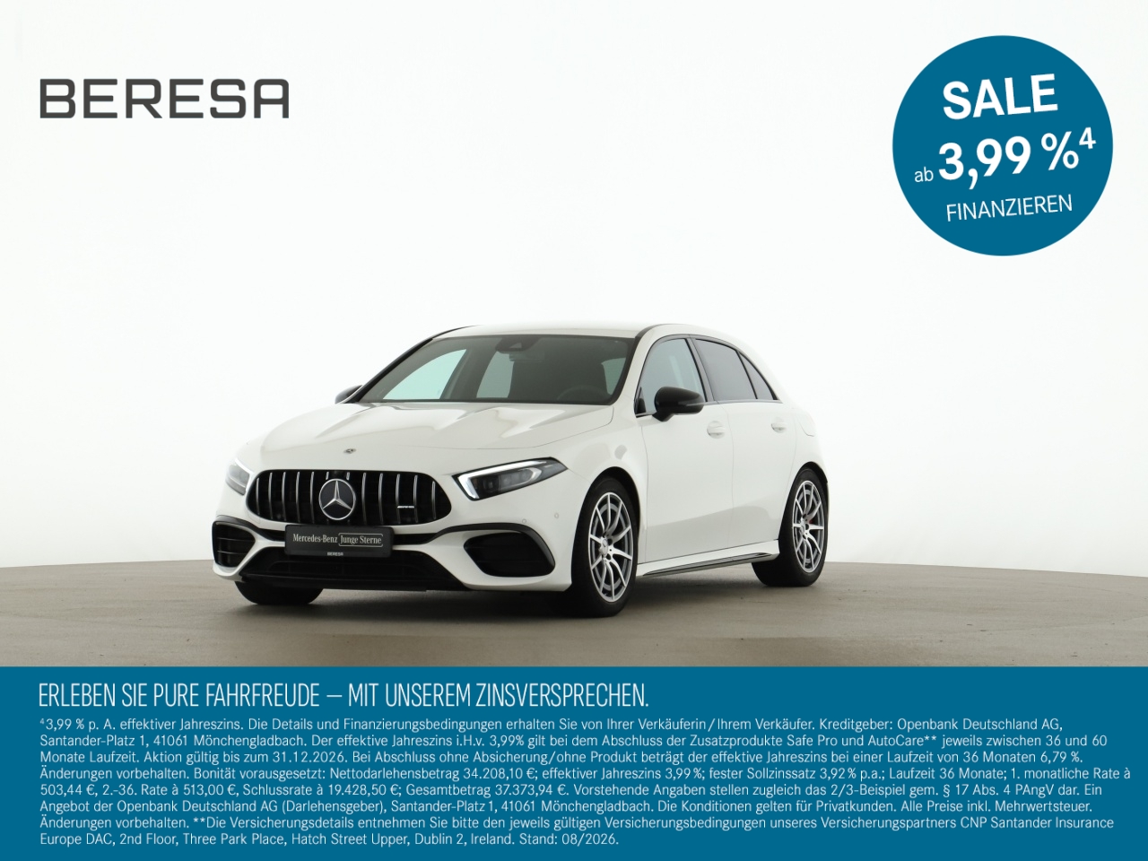 A 45 AMG S 4M+ Night Drivers Burmester Kamera