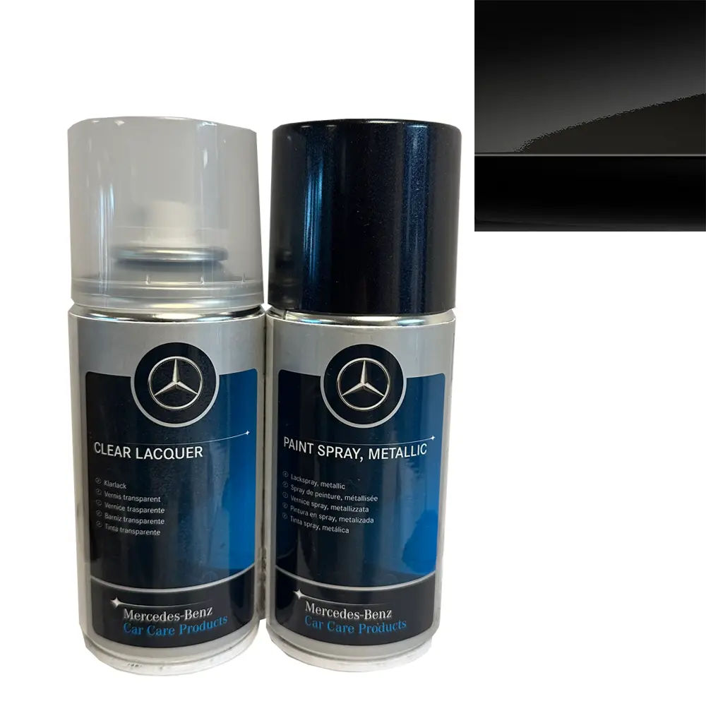 Mercedes-Benz Metallic-Lacksprühdose Obsidianschwarz