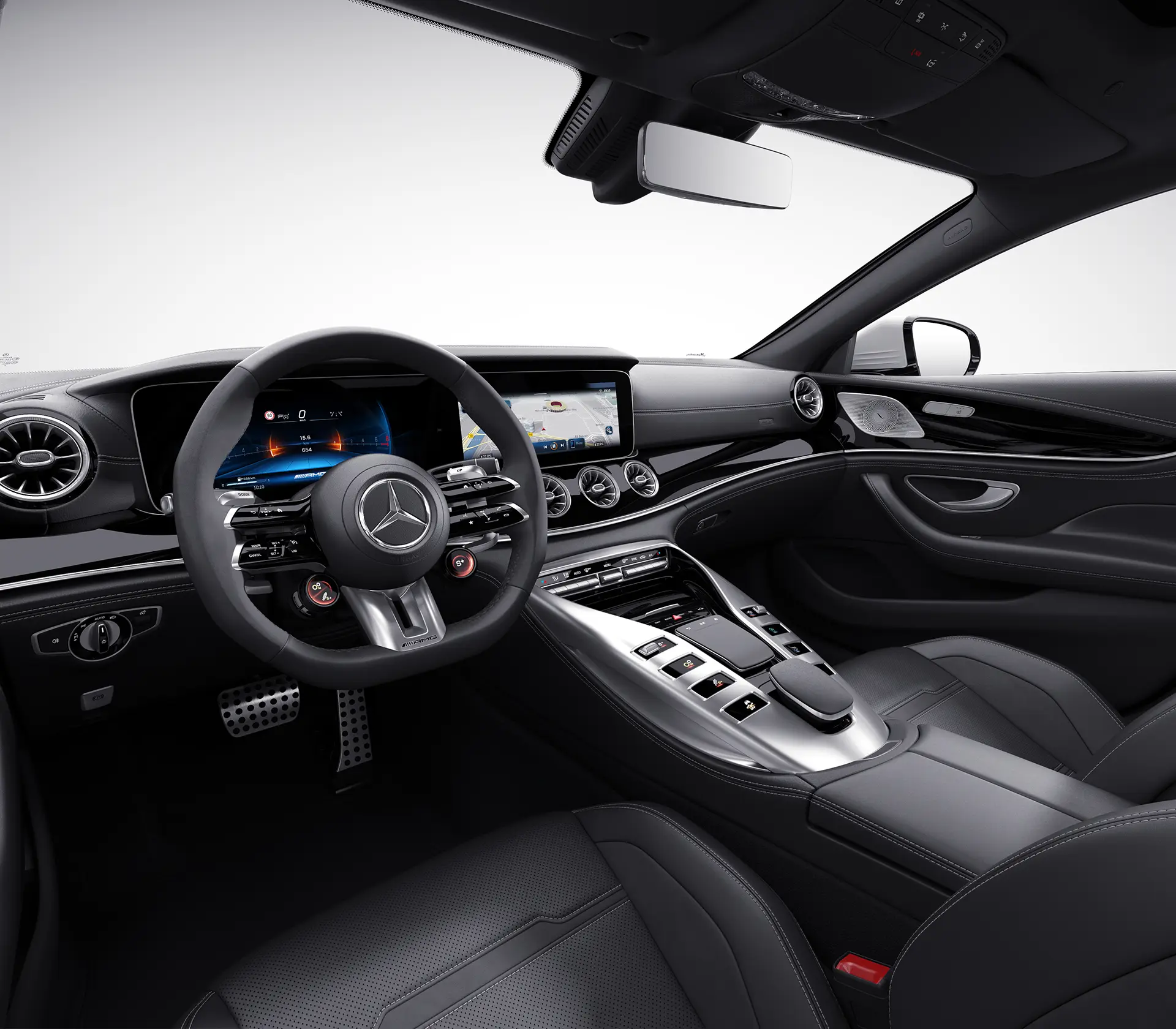 Mercedes-AMG Gt-4Türer Cockpit des Fahrers der Fahrerin