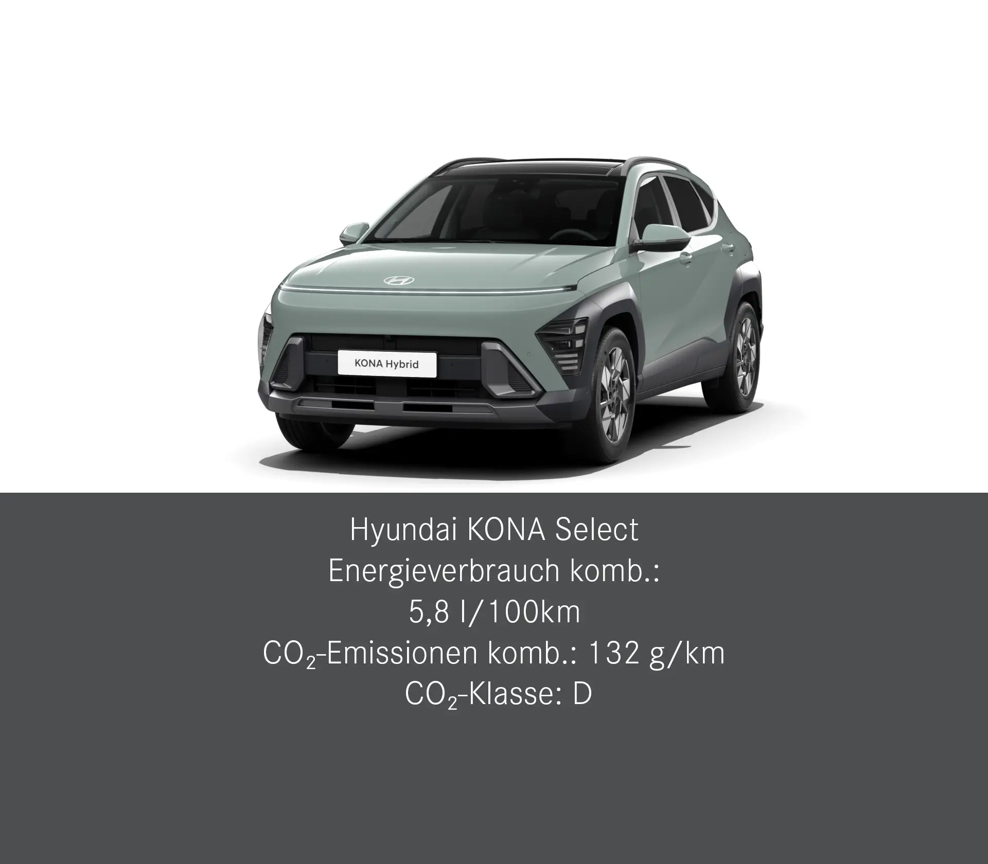 Hyundai KONA in Mirage Green
