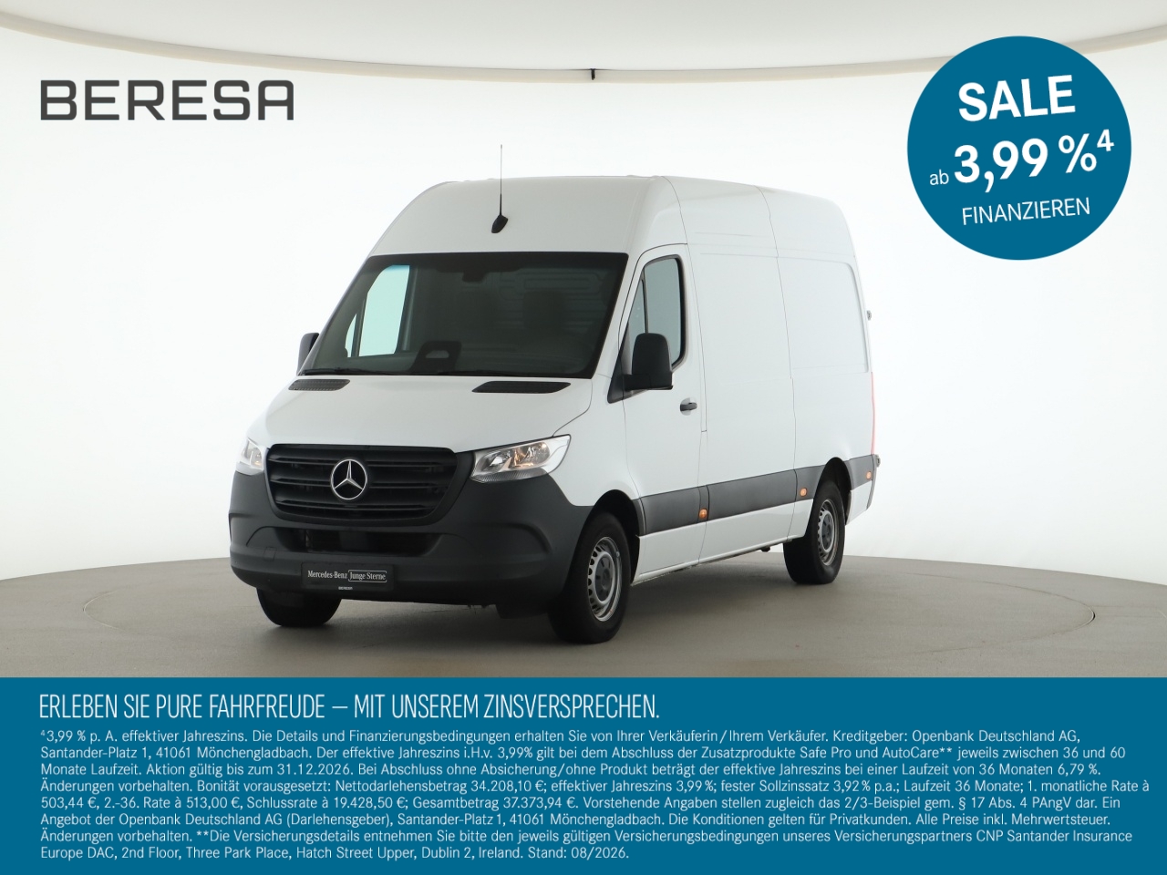 Sprinter 317 CDI Kasten Standard Hoch Pro Kamera