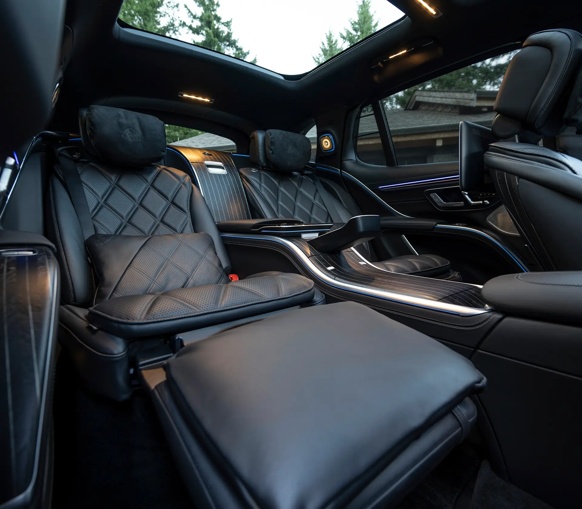 Mercedes-Maybach EQS SUV Luxuriöser Fond-bereich