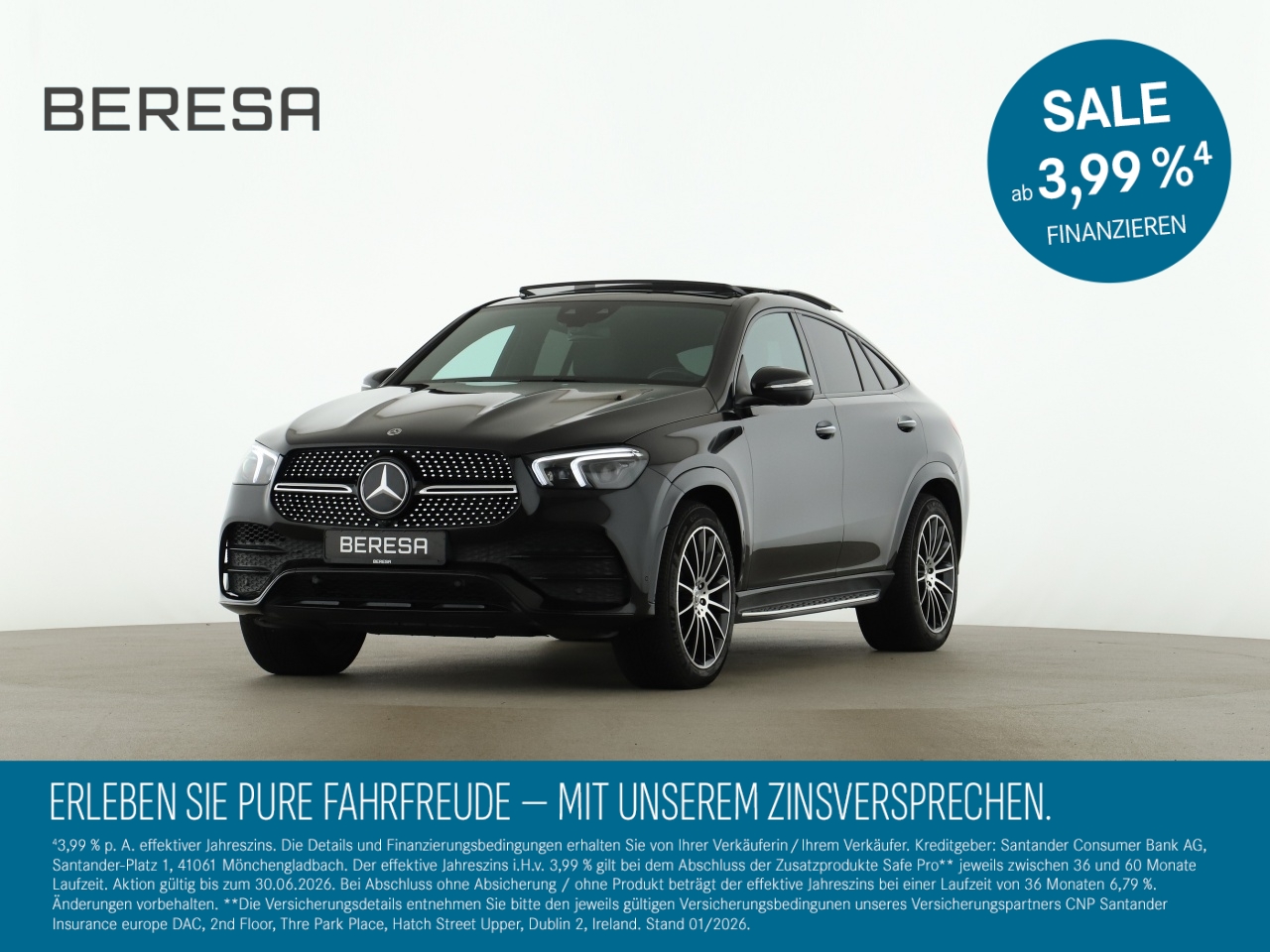 GLE 400 d 4M Coupé AMG Night Pano AHK Burmester
