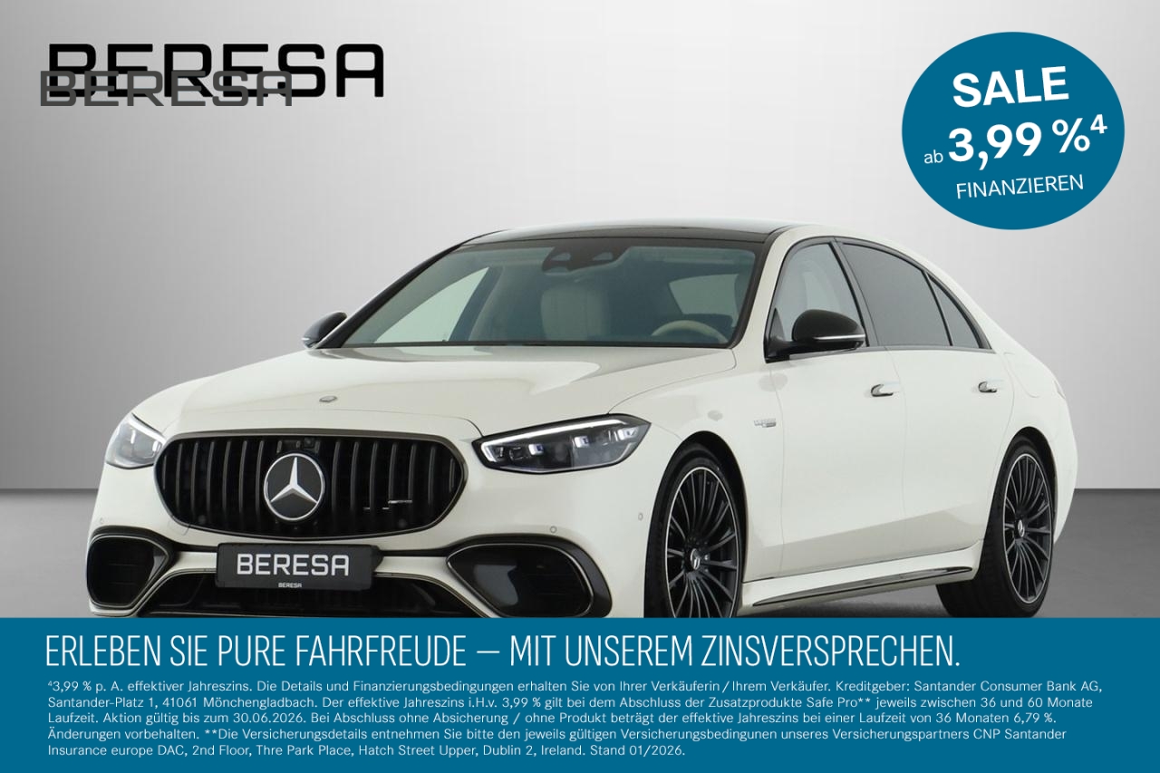 S 63 AMG L E Performance First-Class TV Massage