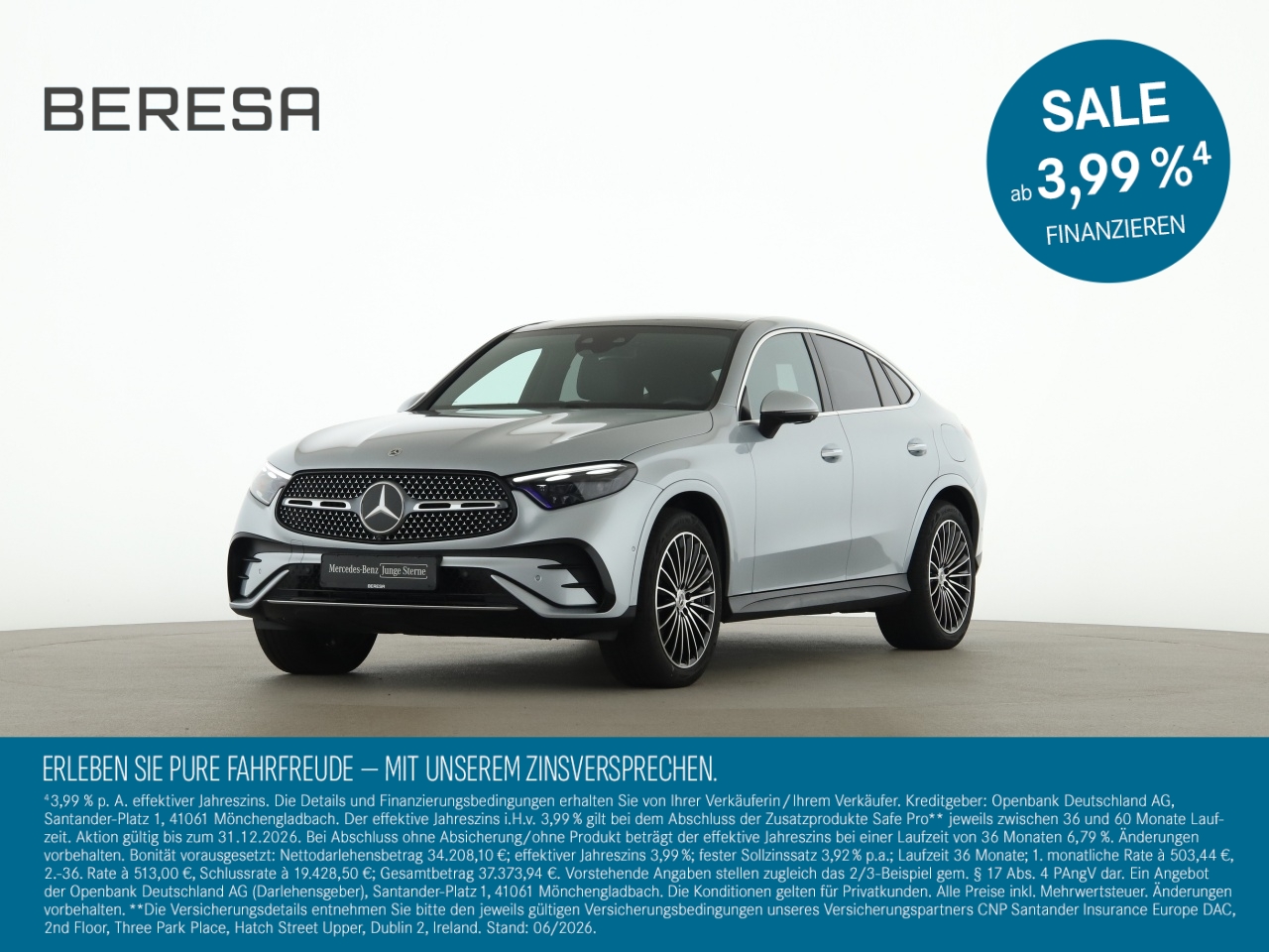 GLC 400 e 4M Coupé AMG Massage Pano AHK 20 Zoll