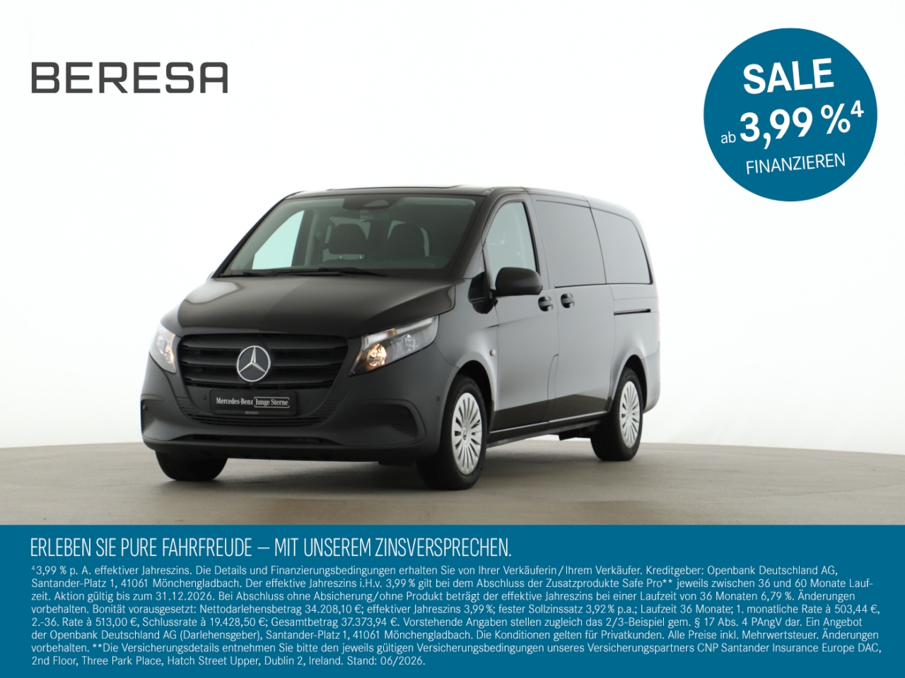 Vito 116 CDI Tourer PRO Lang 9 Sitze Kamera Navi