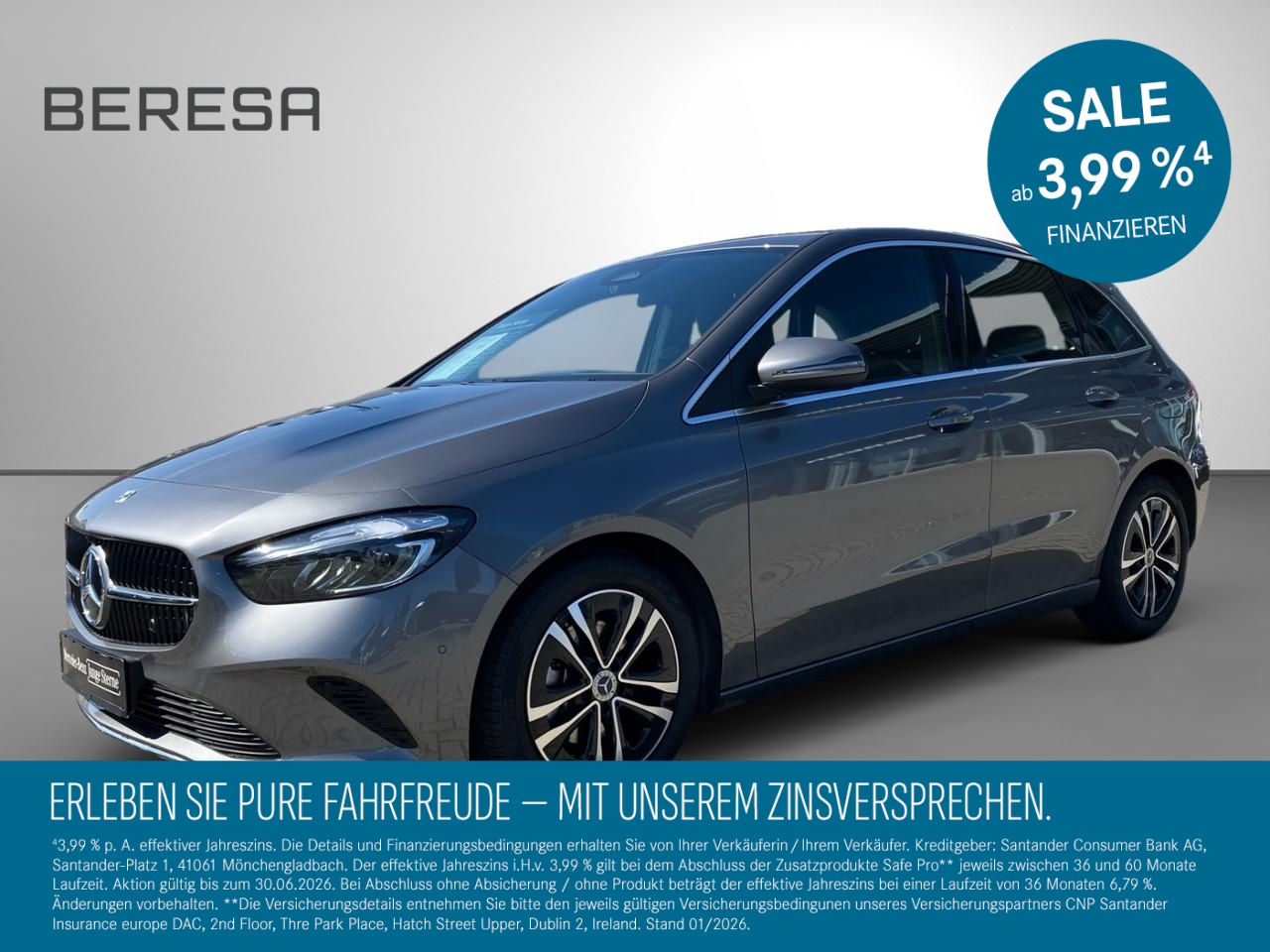 B 200 Progressive LED Kamera CarPlay Winter-P.