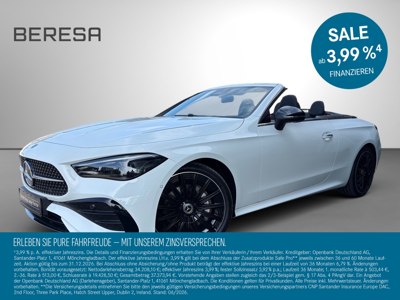 CLE 220 d Cabriolet AMG Prem. 20 Distr. Memory