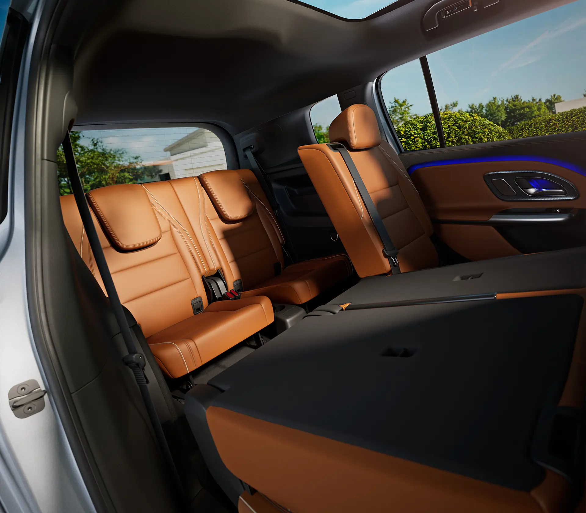 Der GLB mit umgeklappten Sitzen