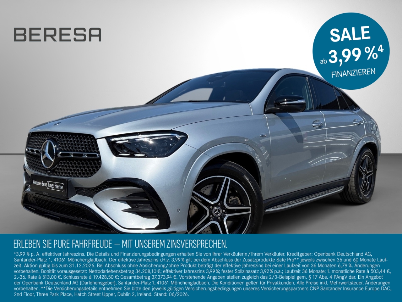 GLE 400 e 4M Coupé AMG Massage Pano AHK HUD 360