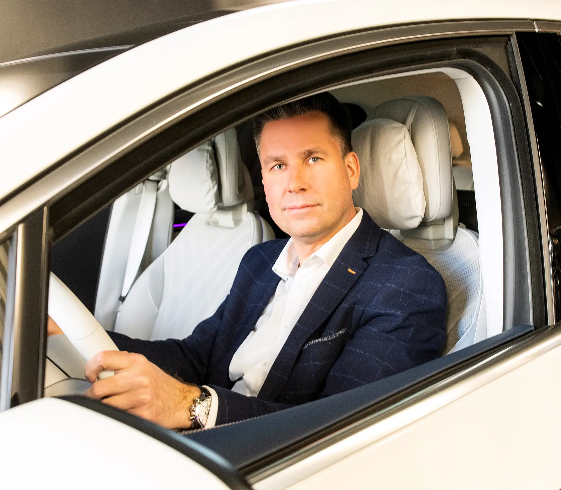 Unser Verkäufer fährt zu einem außentermin