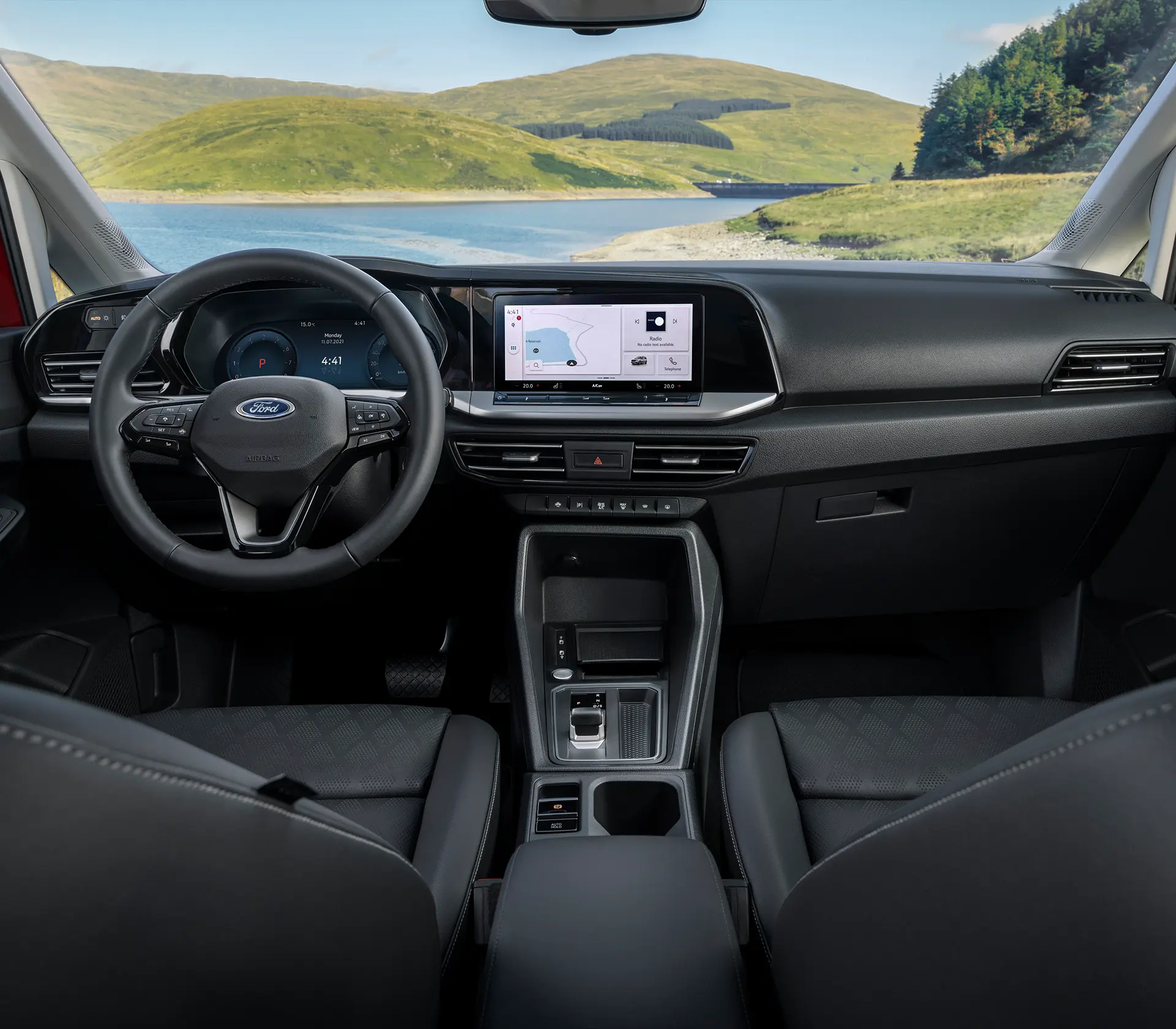 Das Interieur des Ford Tourneo-Connect