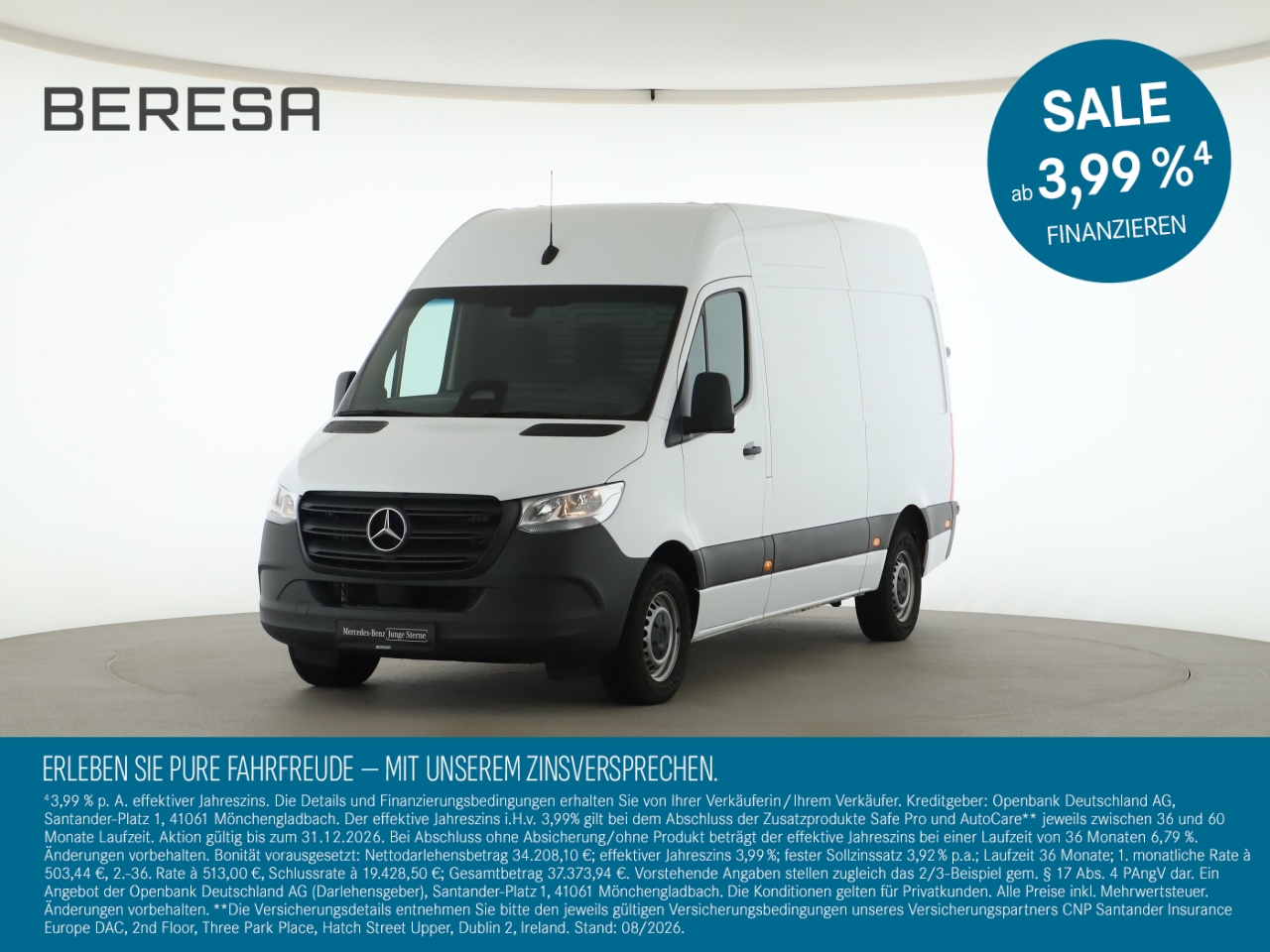 Sprinter 317 CDI Kasten Standard Hoch Pro Kamera