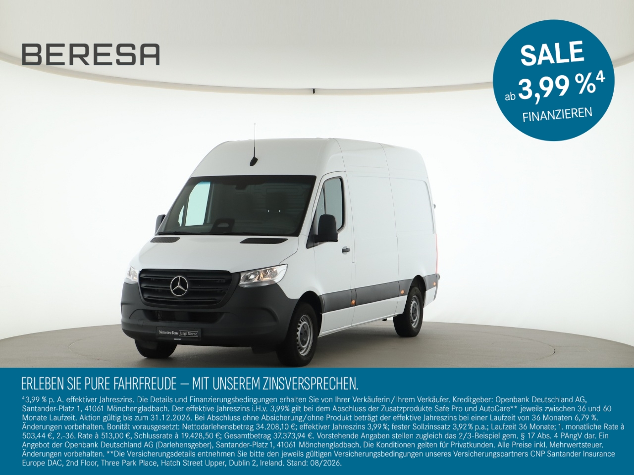 Sprinter 317 CDI Kasten Hoch Standard Pro Kamera