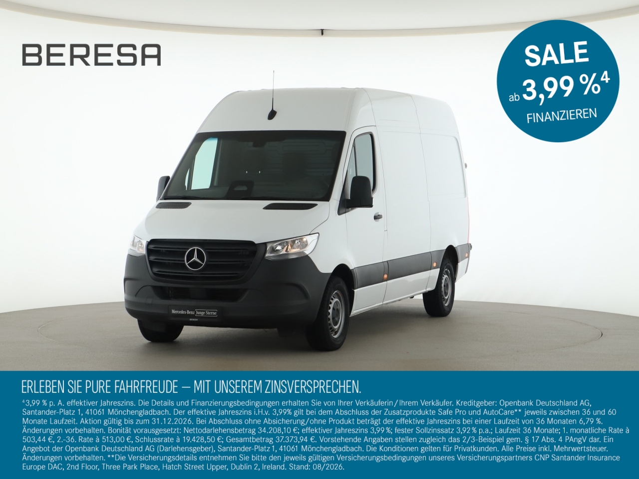 Sprinter 317 CDI Kasten Hoch Standard Pro Kamera