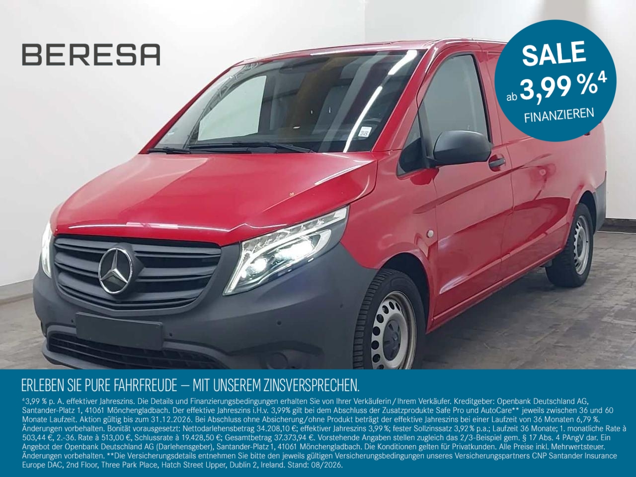 Vito 116 CDI Kasten Lang Regalsystem Sortimo