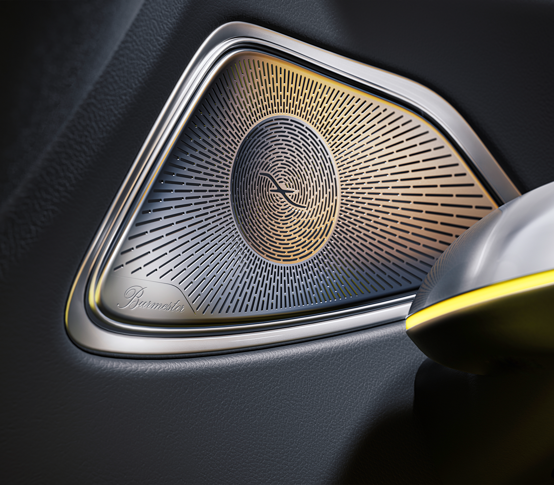 Mercedes-Benz E-Klasse T-Modell in Studioumgebung Innenraum, Lautsprecher