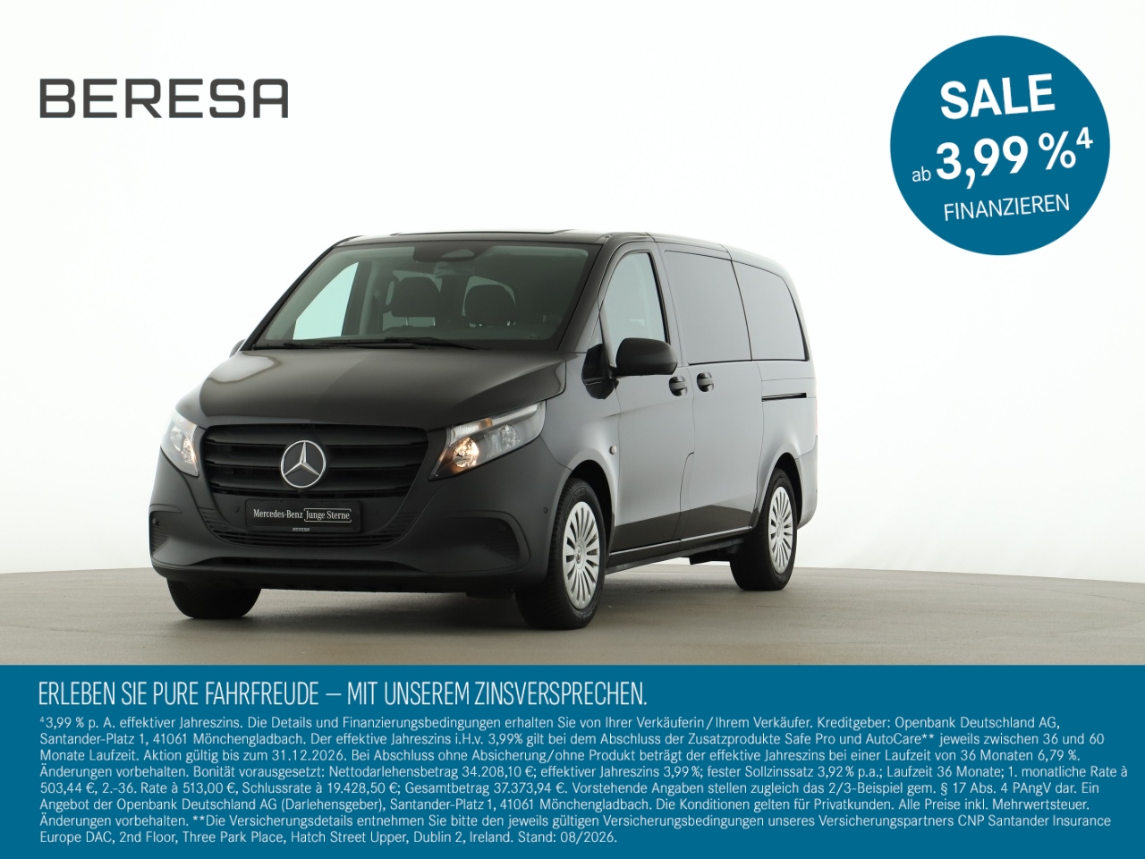 Vito 116 CDI Tourer Lang Pro 9 Sitze Kamera MBUX