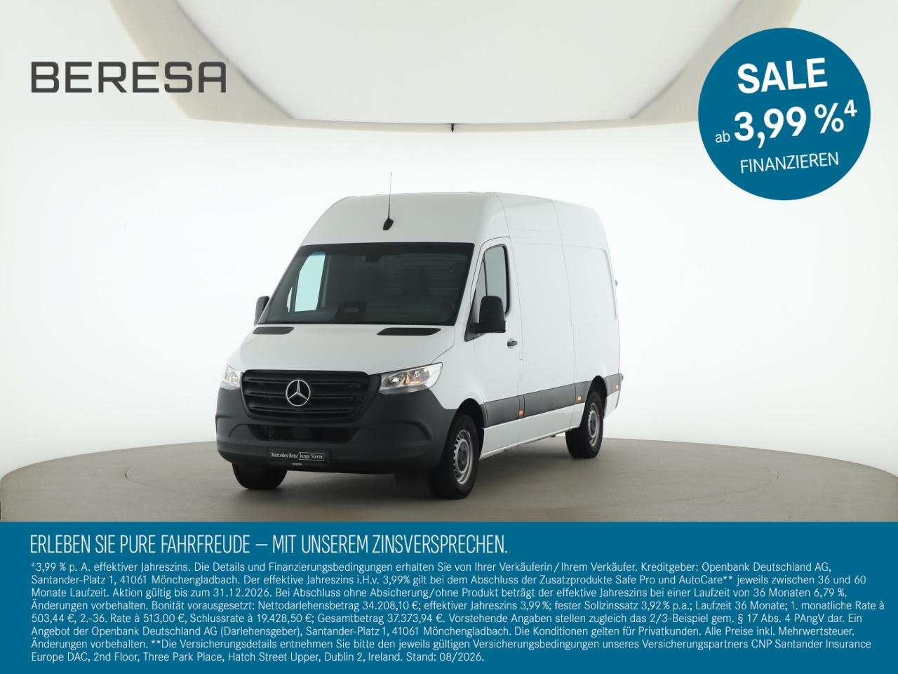 Sprinter 317 CDI Kasten Hoch Standard Pro Kamera
