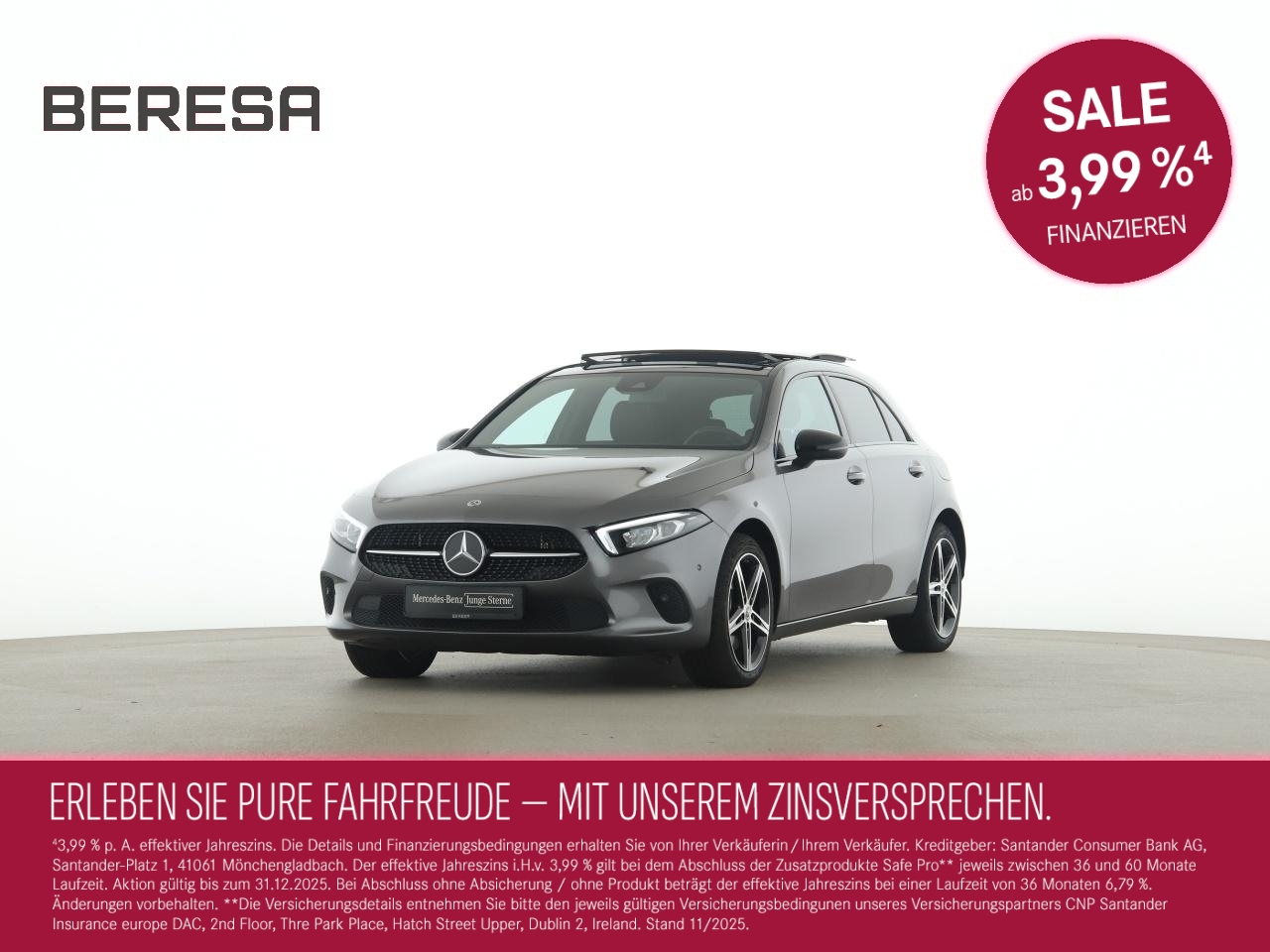 A 250 e Night Progressive Pano LED Kamera MBUX