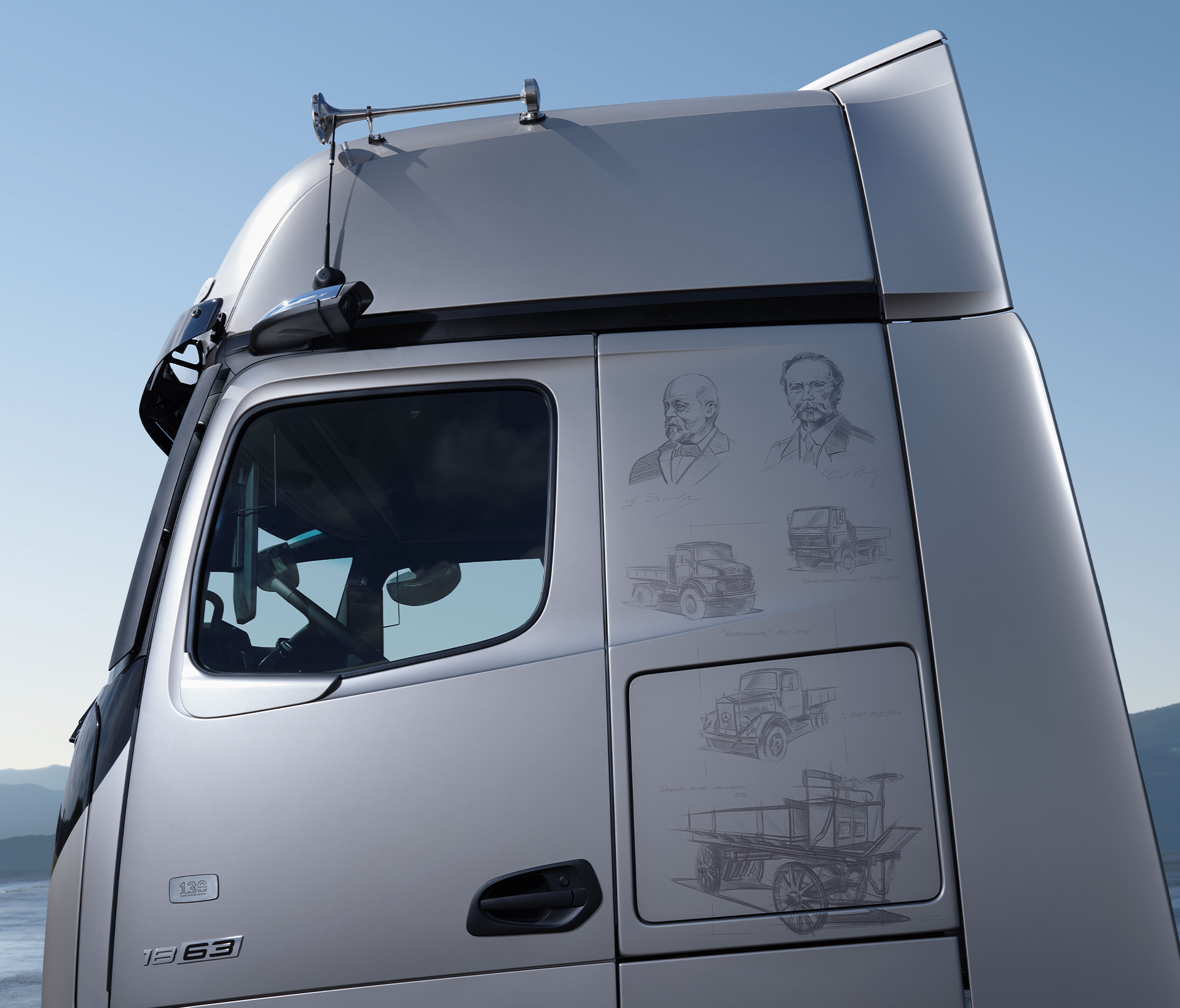 Seitenansicht Actros Sonderedition