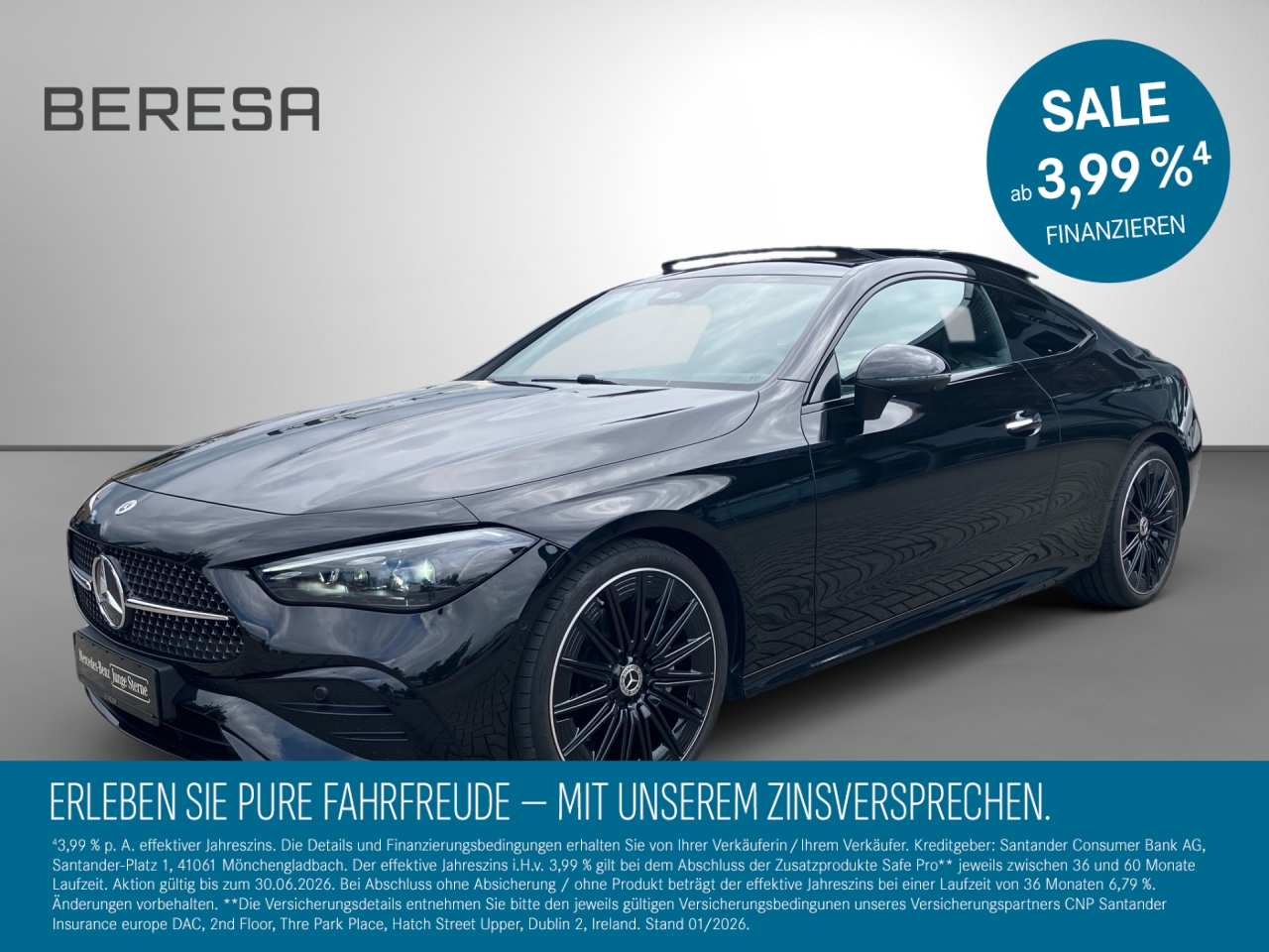CLE 300 4M Coupé Night Pano Burmester 20 Zoll