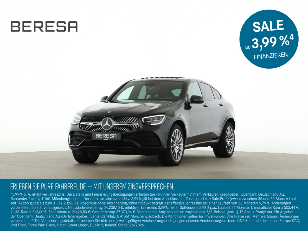 GLC 400 d 4M Coupé AMG SHD Distr. AHK 20 Leder