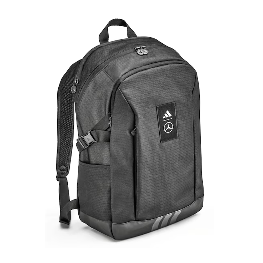 Mercedes-Benz adidas Rucksack Schwarz recyceltes Polyester Laptopfach