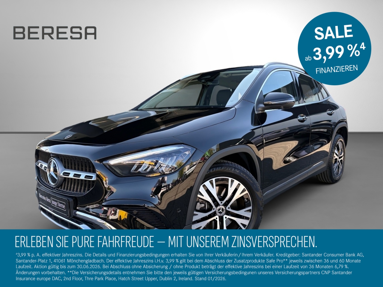 GLA 220 4M Progressive Memory Winter 360 Grad