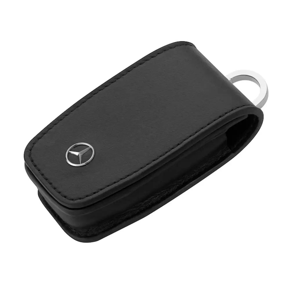 Mercedes-Benz Schlüsseletui aus Rindleder für Schlüssel Generation 8
