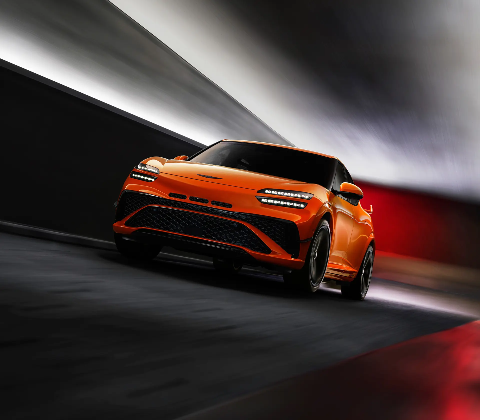 orangener Genesis Magma GV60