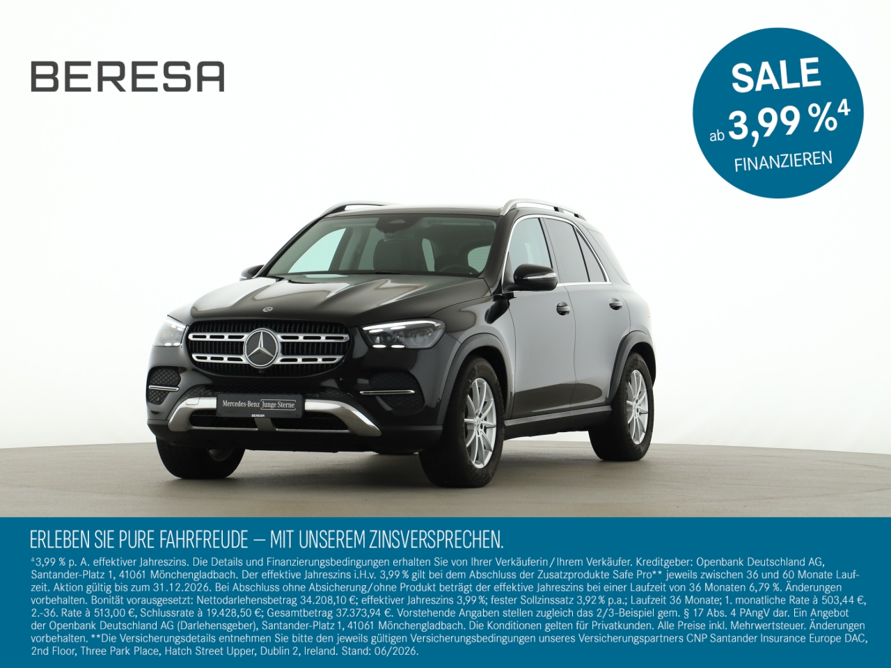 GLE 300 d 4M Pano AHK Leder Widescreen