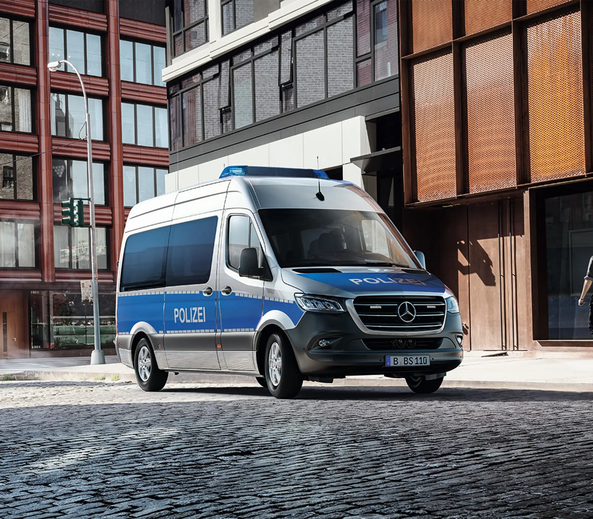Mercedes-Benz Sprinter als Polizei Einsatzfahrzeug