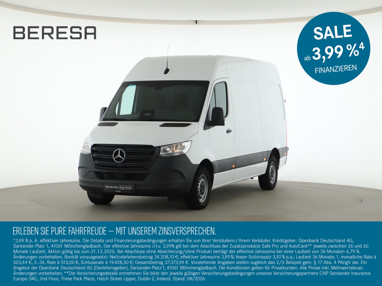 Sprinter 317 CDI Kasten Hoch Standard Pro Kamera