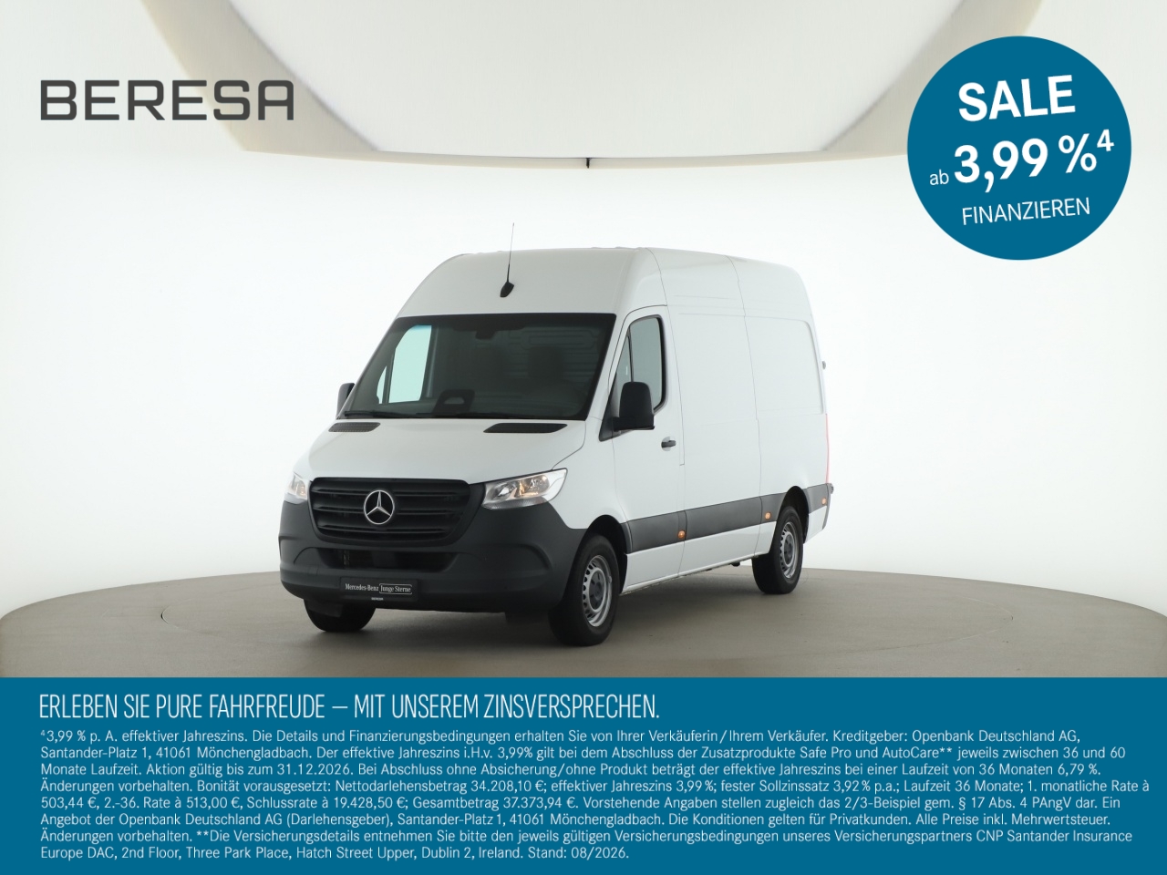 Sprinter 317 CDI Kasten Hoch Standard Pro Kamera