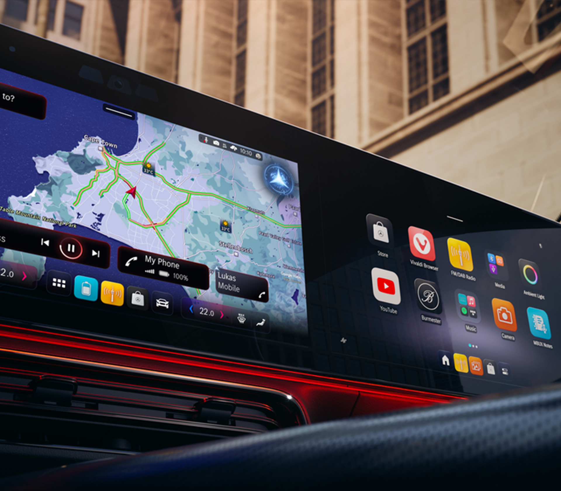 CLA elektrisch Head-Up-Display