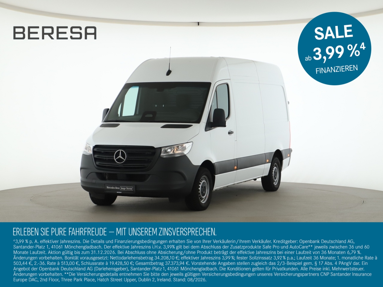 Sprinter 317 CDI Kasten Hoch Standard Pro Kamera